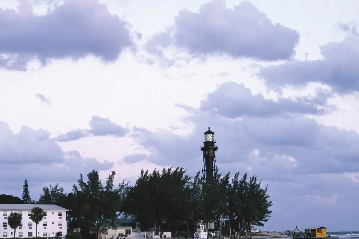 Hillsboro Inlet Light, between Fort Lauderdale and Boca Raton.