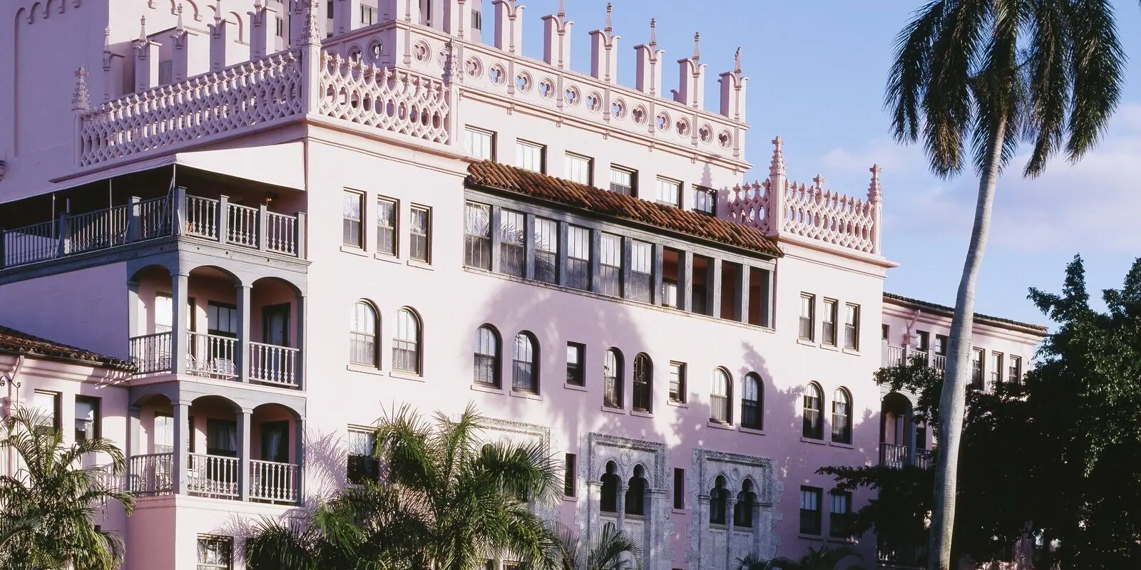 The Boca Raton Resort — the pink landmark a few minutes from our shop.