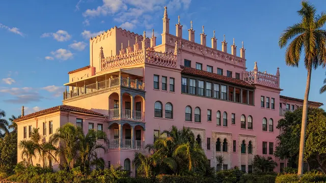 The pink Boca Raton resort - the landmark a few minutes from our shop.