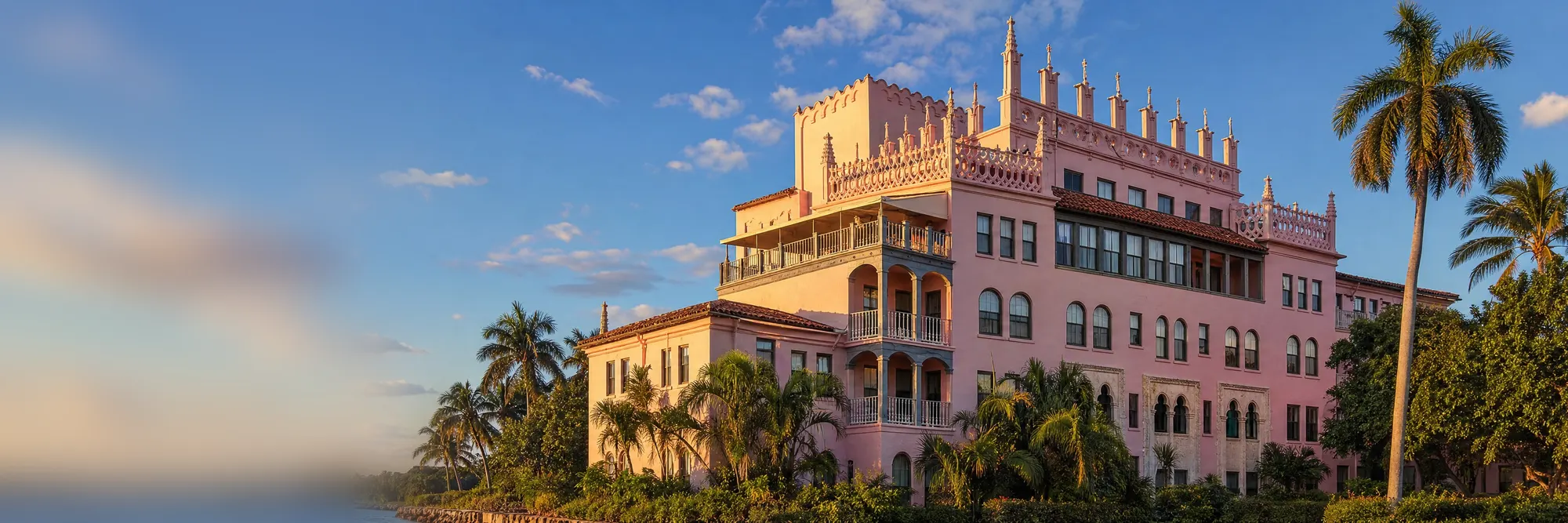 The pink Boca Raton resort - the landmark a few minutes from our shop.