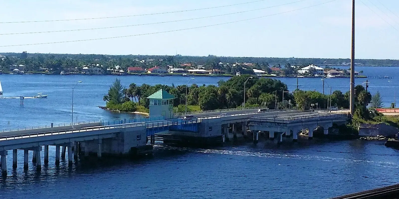 The Old Roosevelt Bridge over the St. Lucie River.