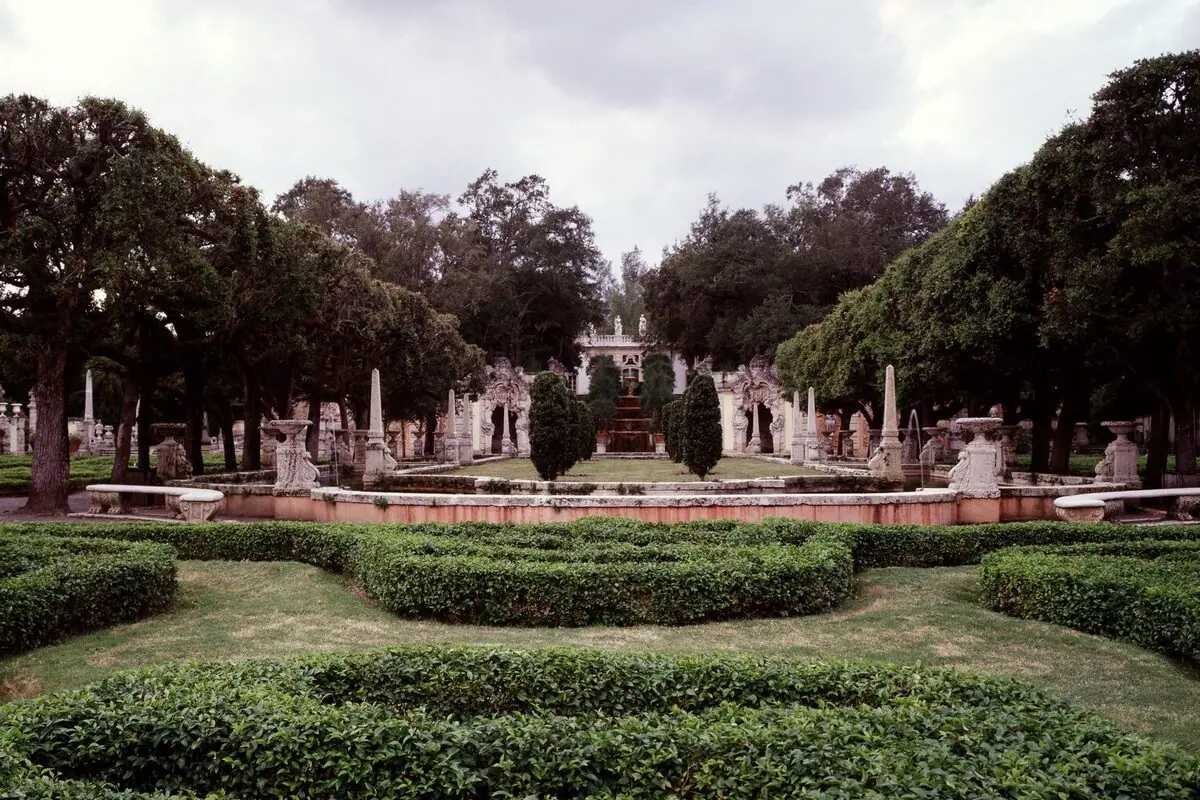 The formal gardens at Vizcaya.