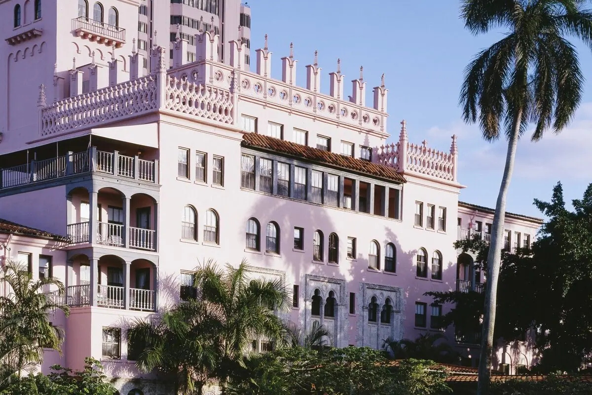 The Boca Raton Resort — the pink landmark five minutes from our shop.