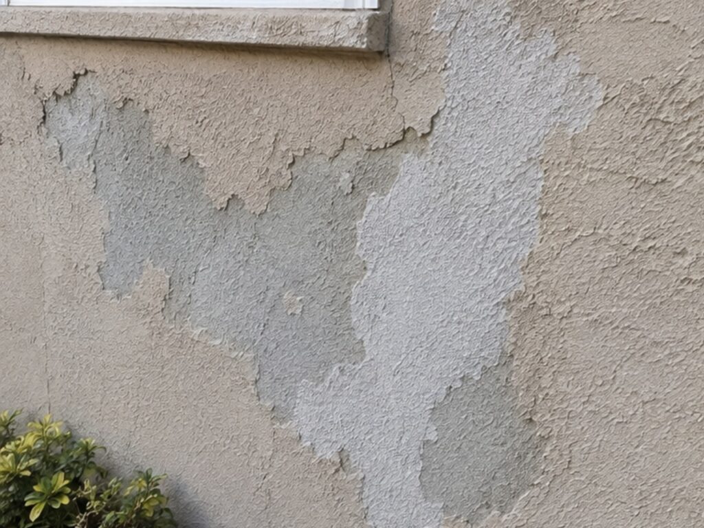 Stucco Repair & Repaint — before
