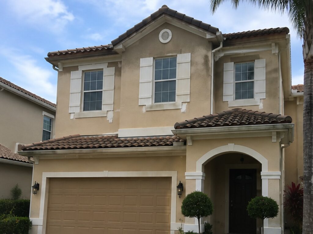Full Exterior Repaint — before