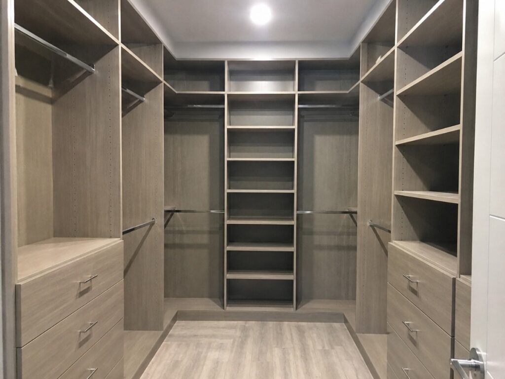 Walk-In Closet Built-Ins — after