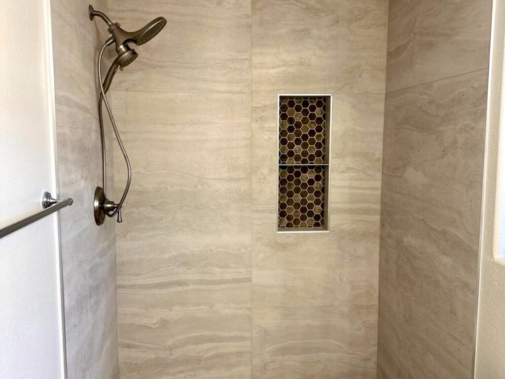 Shower Retile — after